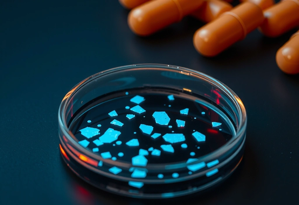 Digitales Mikrobiom Illustration